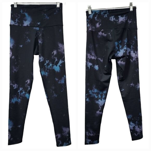 Soma S/M Onzie Hot Yoga Flow High Rise Midi Legging Night Swim Capri Activewear - Picture 3 of 8